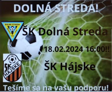 ŠK Dolná Streda - prípravný zápas 1